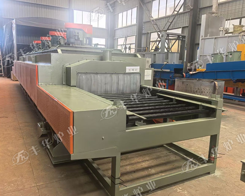 轮毂单元托辊式回火炉